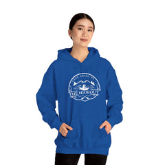 The Hideout Adventure Hoodie – Lake Ariel, PA Mountain Graphic Hooded Sweatshirt