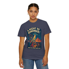 A Night to Remember! Vintage Style Unisex T-Shirt, Retro Graphic Tee, Fun Carnival Shirt, Summer Festival Top, Unique Gift