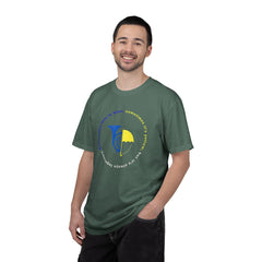 Blue French Horn & Yellow Umbrella T-Shirt — HIMYM Fan Tee