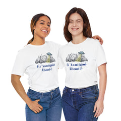 Éí Aanighóó Áhoolé Navajo The Truth Is Out There UFO Unisex Short Sleeve Tee