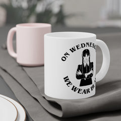Wednesday Addams - Ceramic Mugs (11oz\15oz\20oz) | Pop Culture | Addams Family | Fan Gift | Gift For Her | Gothic Style Mug | Creepy Comedy