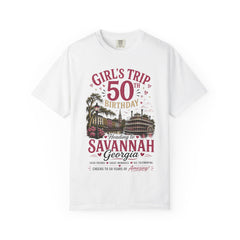 Savannah Girls' Trip 50th Birthday T-Shirt