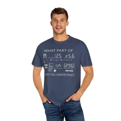 CAMERA DISPLAY, Graphic Unisex Garment-Dyed T-shirt
