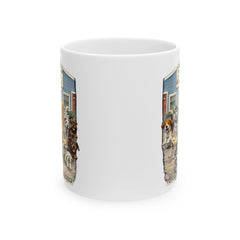 Who Let The Dogs Out Baldwin Harbor Animal Hospital Ceramic Mug – (11oz/15oz)