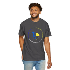 Blue French Horn & Yellow Umbrella T-Shirt — HIMYM Fan Tee
