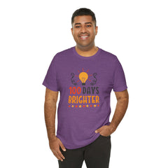 100 Days of School Brighter Teacher Appreciation T-Shirt