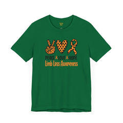 Limb Loss Awareness - Unisex Short Sleeve Tee,Amputee Awareness,Leg Amputee,Arm Amputee,Gift For Him,Gift For Her,Unique Amputee Gift