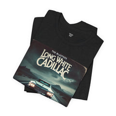 Long White Cadillac Classic Car-Themed Music - Unisex Tee
