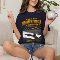USS Benjamin Franklin SSBN-640 Submarine T-Shirt — Forty One for Freedom Military Tee