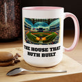 YANKEE STADIUM graphic mug, Two-Tone Coffee 15 oz Mug