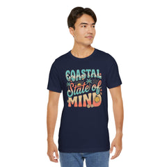 Coastal State of Mind Tee — Retro Beach Graphic T-Shirt
