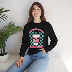 Woman's Coffee Valentine -  Unisex Heavy Blend™ Crewneck Sweatshirt