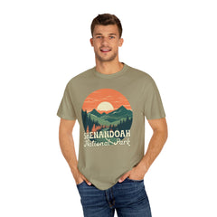 Shenandoah National Park Graphic, Comfort Colors Soft Relaxed Fit Unisex Garment-Dyed T-shirt