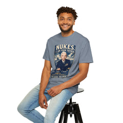 Nukes I Am Your Father Vintage United States Navy Nuclear Power Submarine Graphic T-Shirt