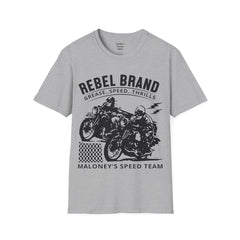 Rebel Brand Motorcycle Race Team Unisex Softstyle T-Shirt