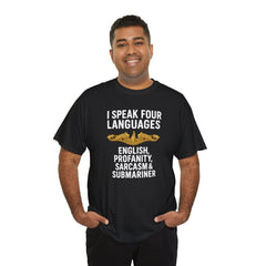 Funny United States Submarine Officer Multilingual T-Shirt