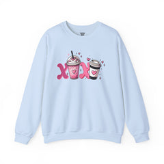 Woman's Love Coffee Valentine -  Unisex Heavy Blend™ Crewneck Sweatshirt