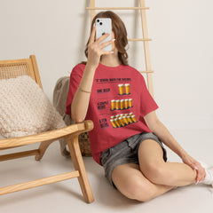T-Shirt -  "A" School Math for Sailors Funny Beer Graphic Tee