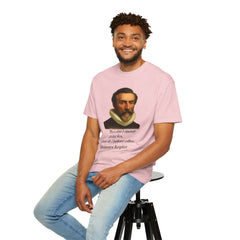 Kepler Coffee Quote T-Shirt — Astronomy Nerd Vintage Portrait Tee