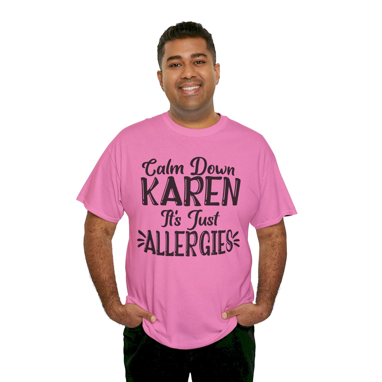 Calm Down Karen Unisex Heavy Cotton Tee