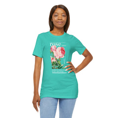 Rose Definition Unisex Tee - Symbol Of Romance, Love, Beauty And Courage