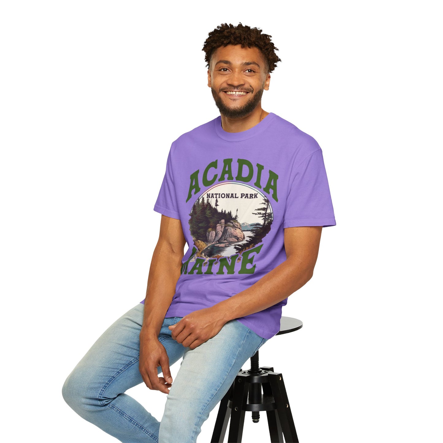 Arcadia National Park, Comfort Colors Soft Relaxed Fit Unisex Garment-Dyed T-shirt