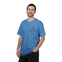 Front Logo Back Graphic Baldwin Harbor Animal Hospital "Who Let the Dogs Out?" Graphic Tee