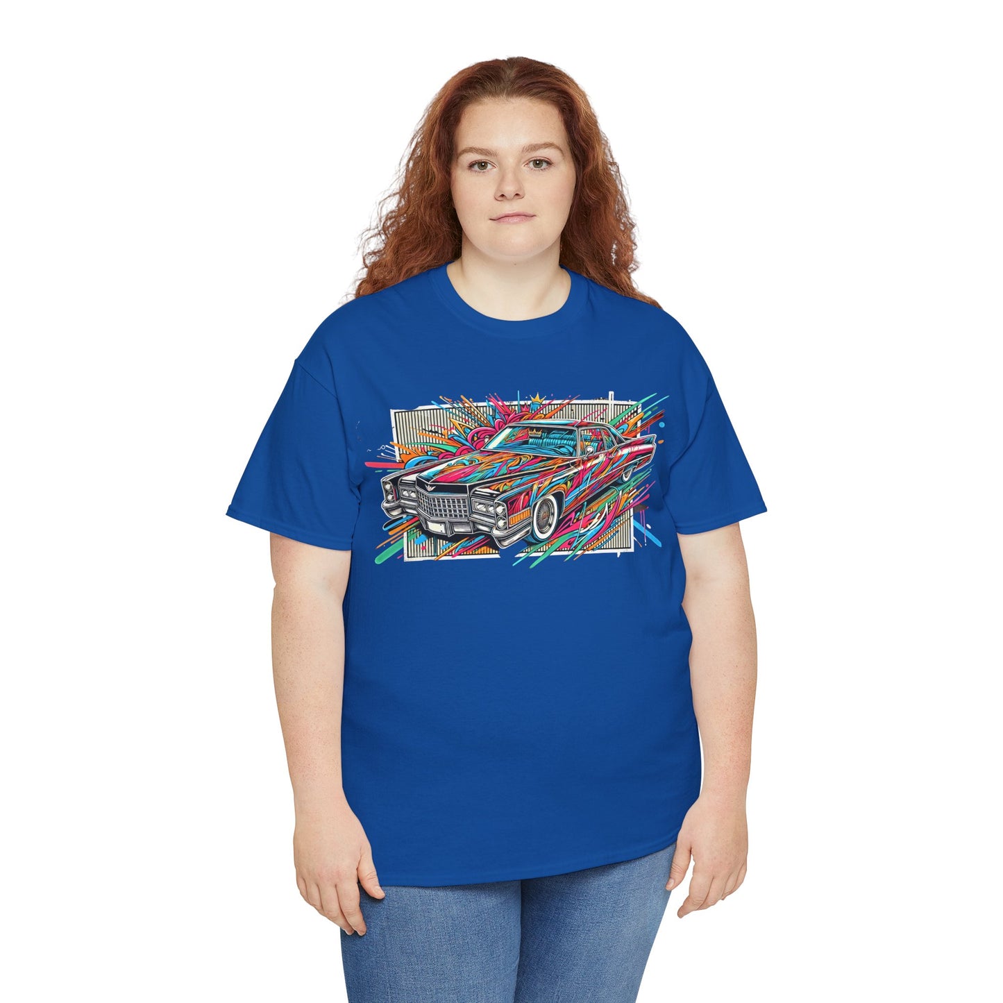 Graffiti Mania Cadillac Eldorado Graphic - Unisex Heavy Cotton Tee