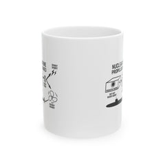 Nuclear Submarine Explained Ceramic Mug | Fun Gift for Engineers, Science Lovers, Navy Enthusiasts, Educational Decor, 11oz & 15oz