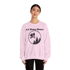E.T.  The Movie - Unisex Heavy Blend Crewneck Sweatshirt | Alien Lover | E.T. Movie | Gift For Him | Gift For Her | Fan Gift
