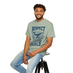 Respect the Locals Whale T-Shirt — Marine Conservation Graphic