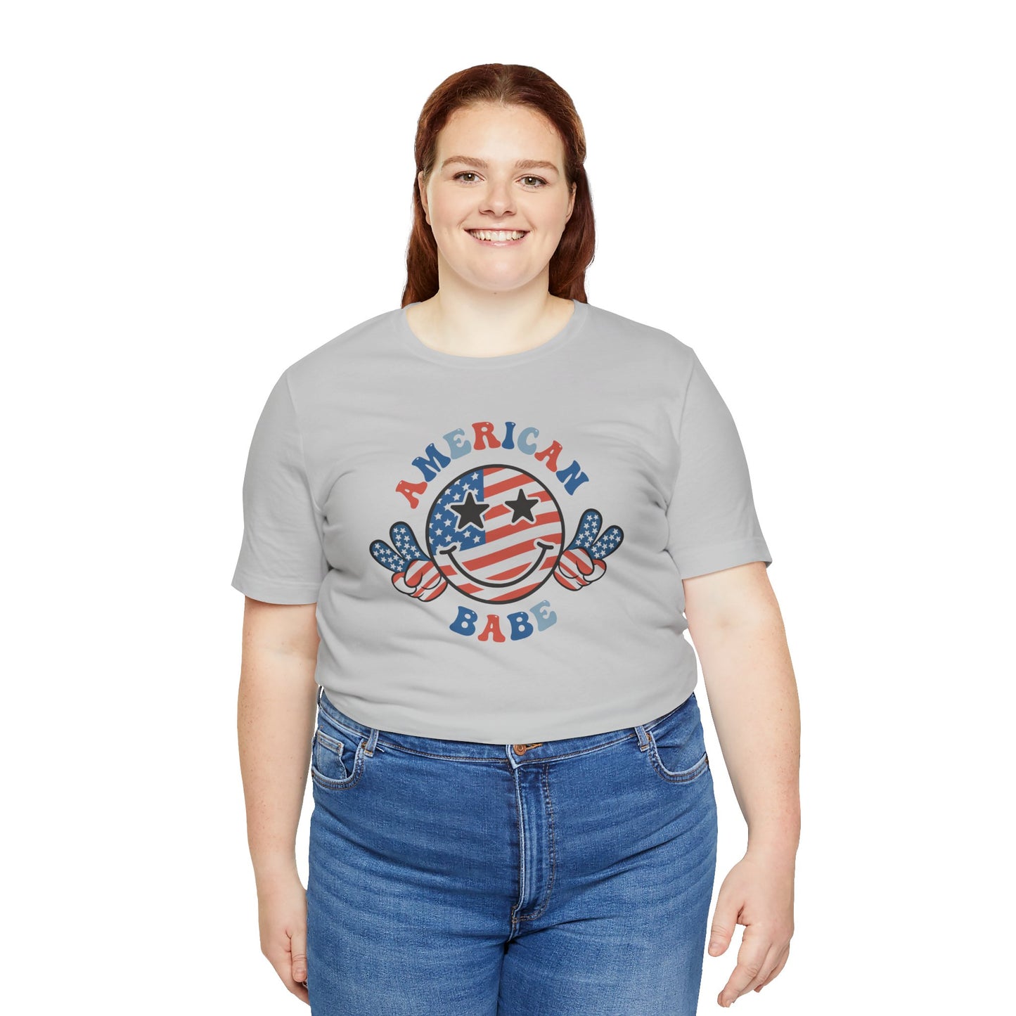 American Babe Graphic, Unisex Jersey Short Sleeve Tee