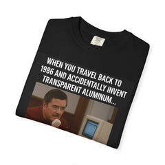 Funny Retro Science T-Shirt - Travel Back to 1986 Meme Tee