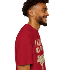 Funny Cow Cuts Unisex T-Shirt - Gift for Meat Lovers, BBQ Parties