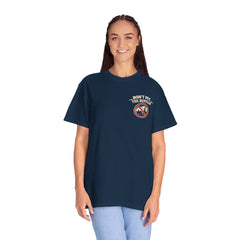 Wyoming Funny Roadtrip T-Shirt — "Three Things You Don’t Do in Wyoming" Adventure Tee