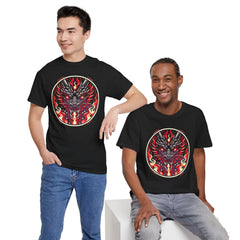 Fiery Fire Dragon - Graphic Unisex Heavy Cotton Tee
