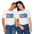 Live Love Volleyball T Shirt,gift for her,gift for him,volleyball gift,sports tee,team shirt,player gift,coach gift,Love Volleyball,Spike it