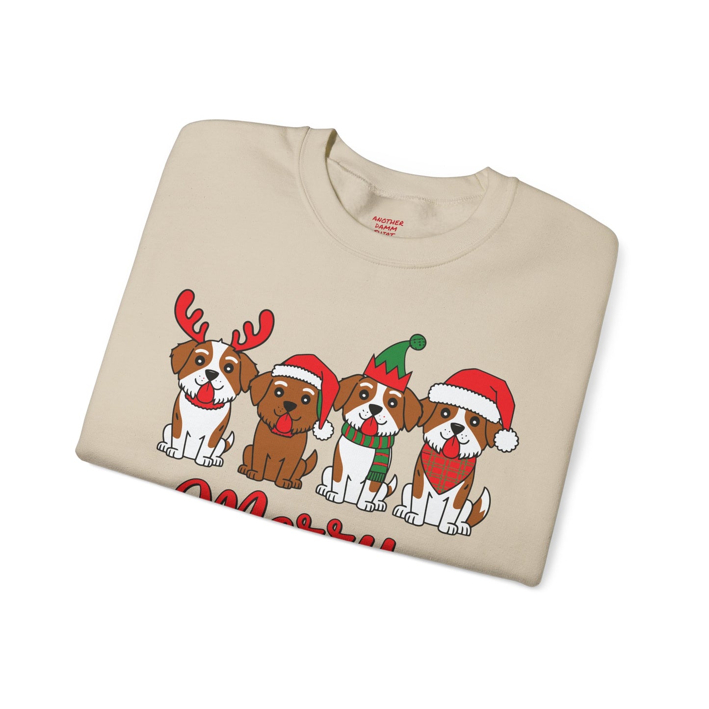 Merry Woofmas- Unisex Heavy Blend™ Crewneck Sweatshirt