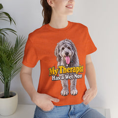 My Therapist Has A Wet Nose Personalized with your dog(s) image T-Shirt