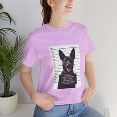 K9 Mugshot Personalized with your Dog T-Shirt