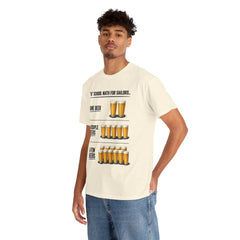 T-Shirt -  "A" School Math for Sailors Funny Beer Graphic Tee
