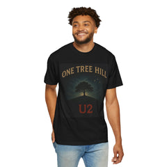 Unisex Garment-Dyed T-shirt - One Tree Hill U2 Vintage Design