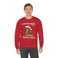 Everyone needs a little Christmas weiner - Unisex Heavy Blend™ Crewneck Sweatshirt