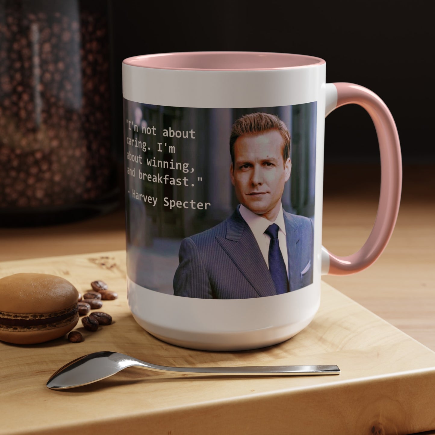 Harvey Specter Suits Mug: Inspirational TV Quote, 11-15oz