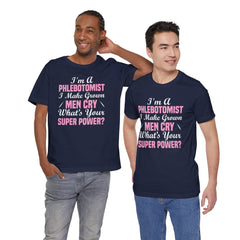 Phlebotomist Humor Tee, Funny Medical Shirt, Nurse Gift, Blood Tech Wear, Cute Phlebotomy Humor, Healthcare Apparel