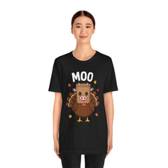 Funny Thanksgiving Turkey Moo T‑Shirt - Unisex Tee