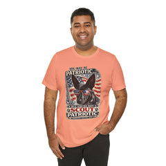 Personalized with your Dogs name and image Patriotic Dog T-Shirt