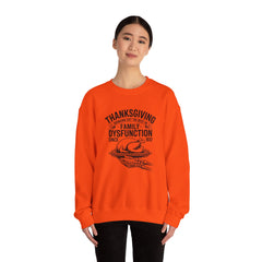 Thanksgiving Family Dysfunction Crewneck Sweatshirt, Unisex Funny Sweatshirt, Holiday Sweatshirt, Fall Fashion, Family Gathering