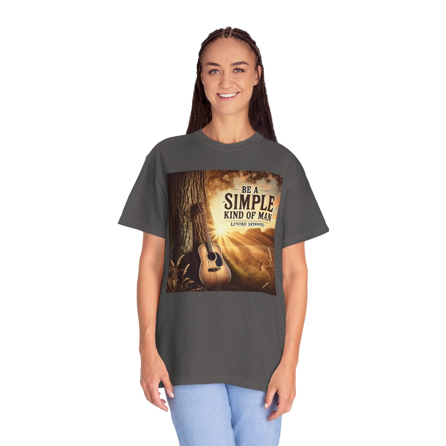 Music Lynyrd Skynyrd Inspired Simple Man Graphic - Unisex Comfort Colors Shirt