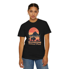 Yellowstone National Park Graphic, Comfort Colors Soft Relaxed Fit Unisex Garment-Dyed T-shirt